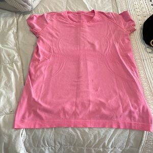 lululemon athletica Pink Short Sleeve Tee
